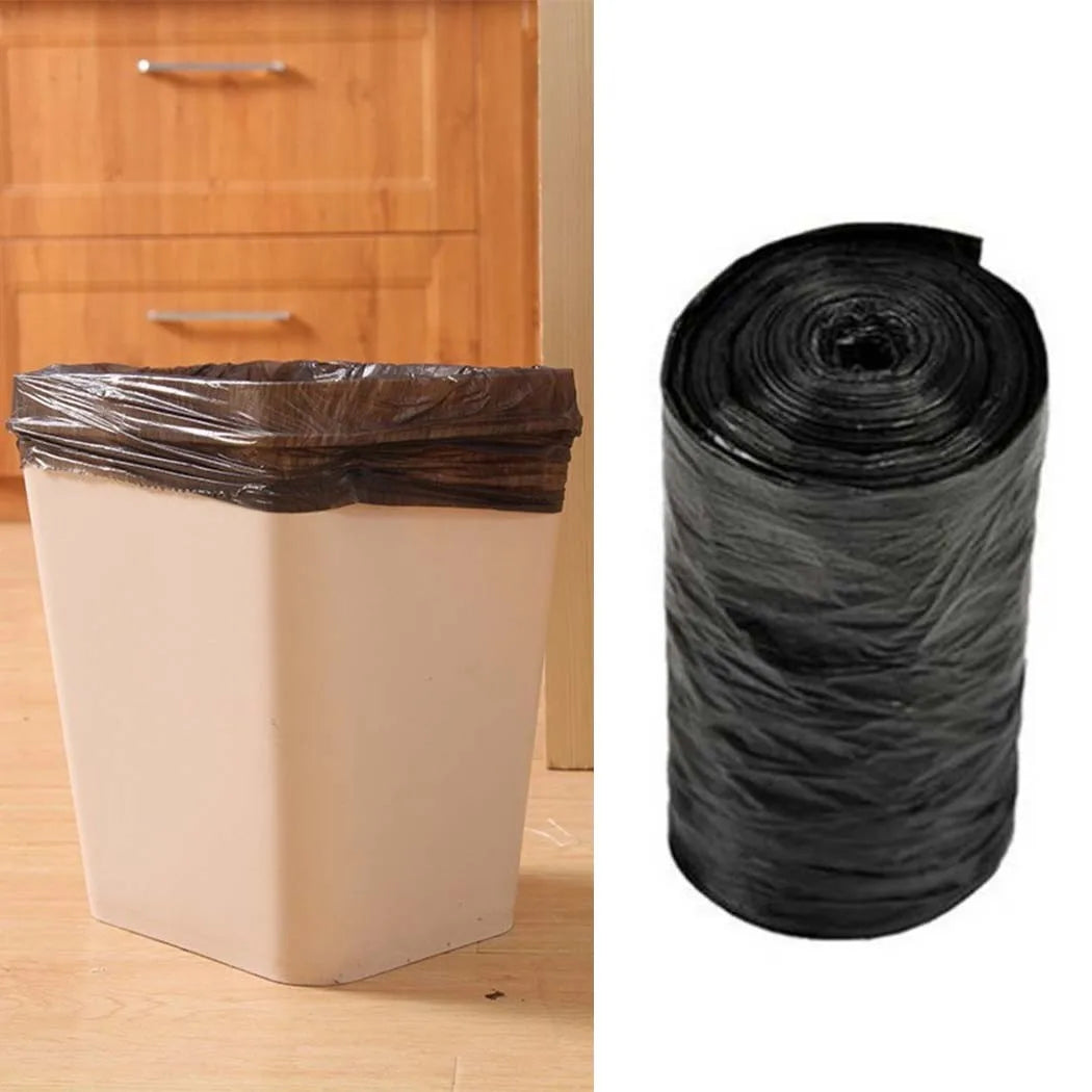 1 Roll 50x60cm Disposable Garbage Bag Household Black Plastic Trash Bags Convenient Environmental Garbage Bags For Kitchen Home