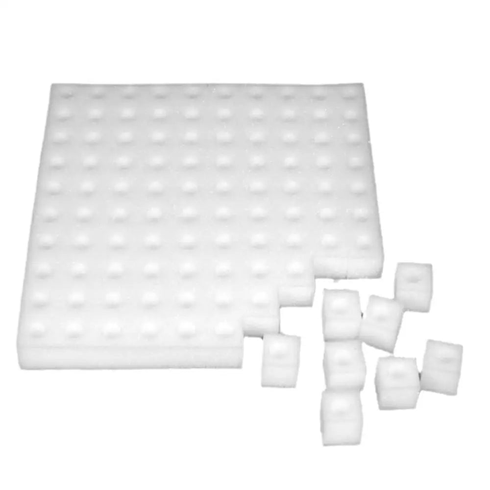 100Pcs/steet Soilless Hydroponic Seedling Sponges Nursery Pots Vegetable Planting Square Seedling Sponge Blocks Garden Accessori