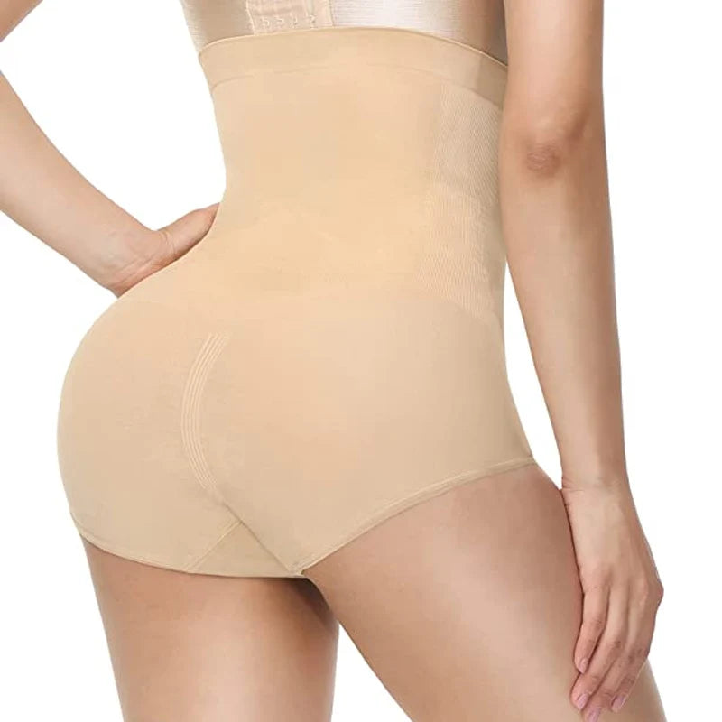 High Waist Tummy Control Panties Women Thong Panty Shaper Slimming Underwear Butt Lifter Belly Shaping Cincher Brief Underpants