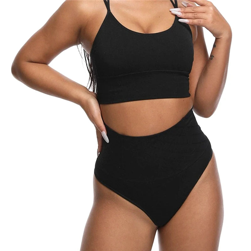 Women Sexy High Waist Thong Shaper Tummy Reducer Slimming Control Panties Butt Lifter Lingeries Shapewear