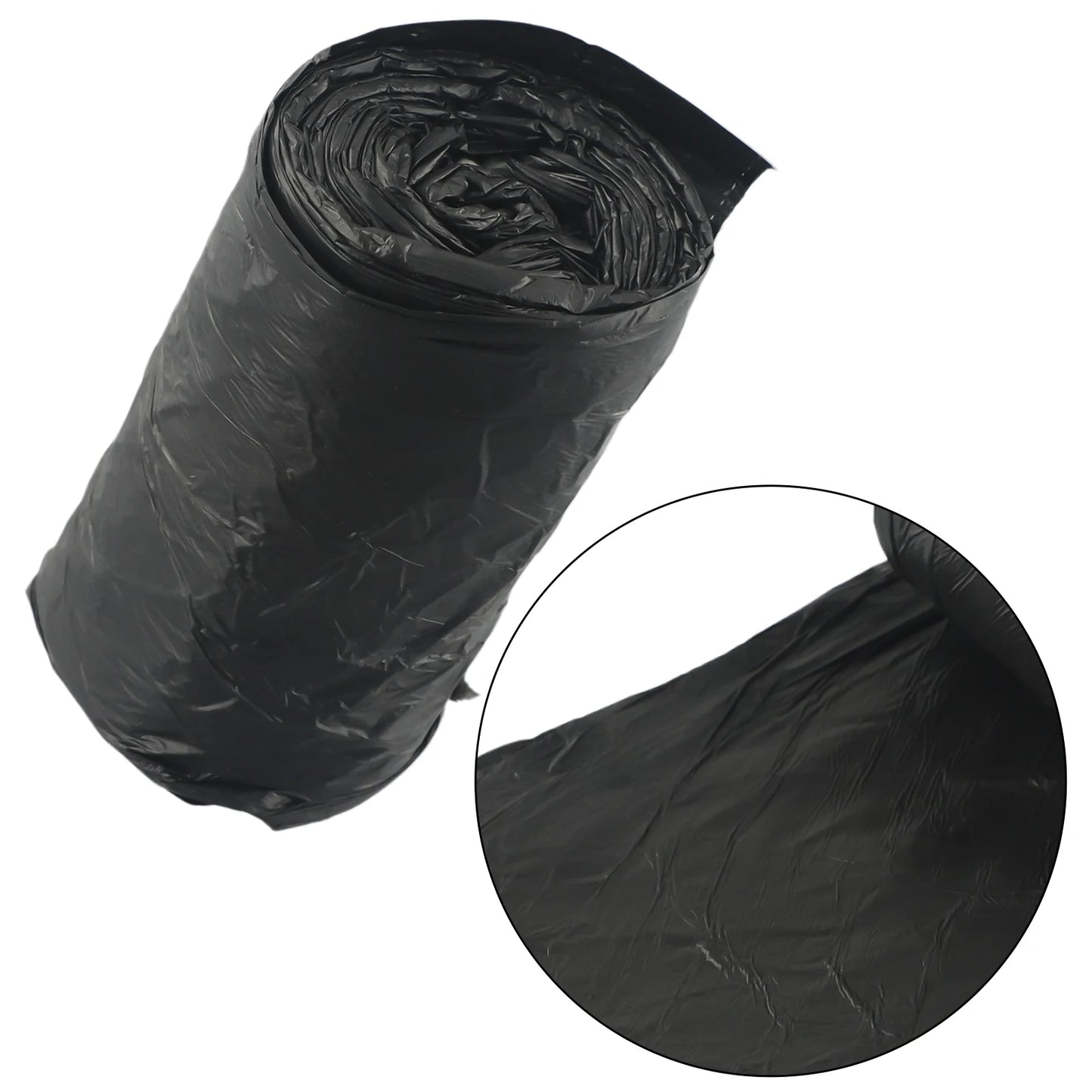 1 Roll 50x60cm Disposable Garbage Bag Household Black Plastic Trash Bags Convenient Environmental Garbage Bags For Kitchen Home