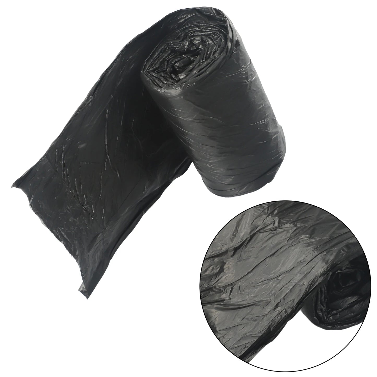 1 Roll 50x60cm Disposable Garbage Bag Household Black Plastic Trash Bags Convenient Environmental Garbage Bags For Kitchen Home