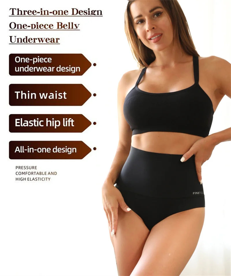 High Elastic Seamless Briefs Women Butt Lifter Panties Tummy Control Slimming Underwear Female Sexy Lingerie Large Size S-3XL