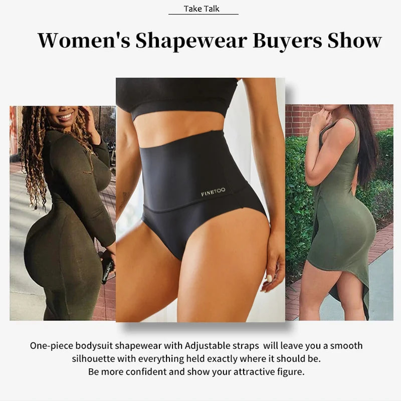 High Elastic Seamless Briefs Women Butt Lifter Panties Tummy Control Slimming Underwear Female Sexy Lingerie Large Size S-3XL