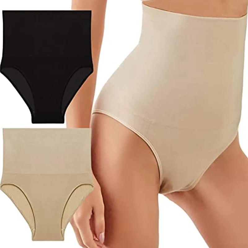 High Waist Tummy Control Panties Women Thong Panty Shaper Slimming Underwear Butt Lifter Belly Shaping Cincher Brief Underpants