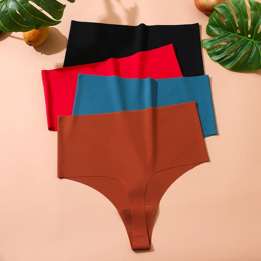 Sexy Women's High-Waist Seamless Panties Temptation Female Underwear Elasticity Lingerie for Women G-String Underpants Thong Hot
