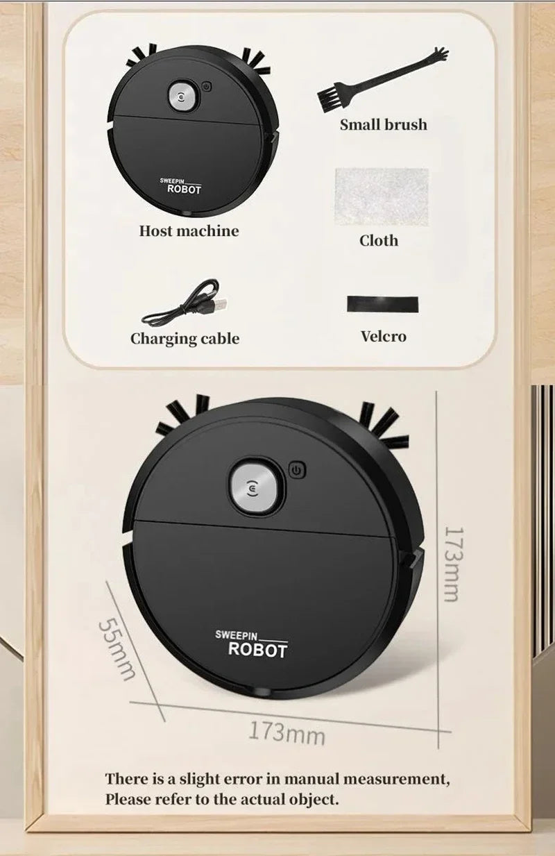 Xiaomi 3 in 1 Smart Sweeping Robot 4000Pa Vacuum Cleaner Strong Suction Easy To Use Floors Pet Hair Silent Home Cleaning Machine