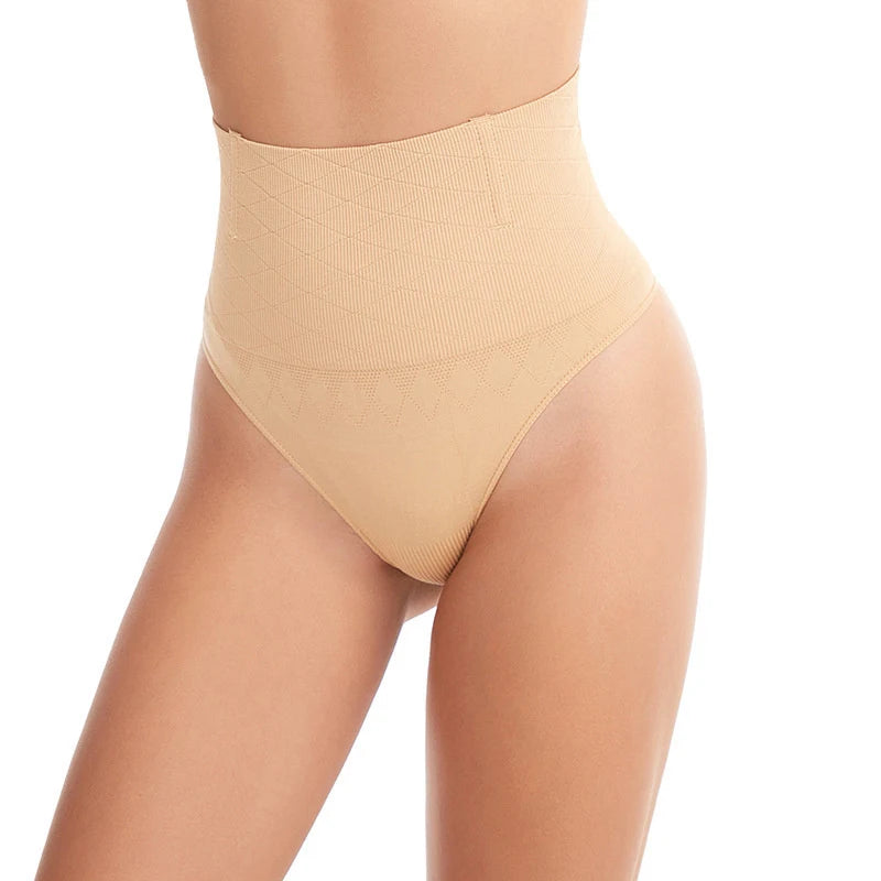 Women Sexy High Waist Thong Shaper Tummy Reducer Slimming Control Panties Butt Lifter Lingeries Shapewear