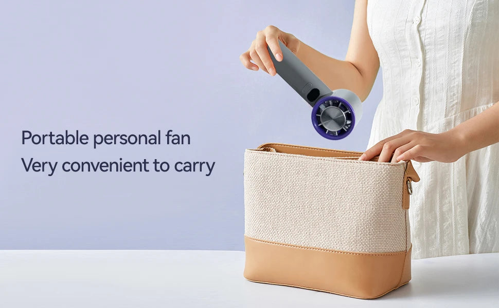 3000mAh Portable mini Fan 120 Wind Speeds Instant Cooling with Ice Mode Handheld fan USB Rechargeable electric fans Camping Fan