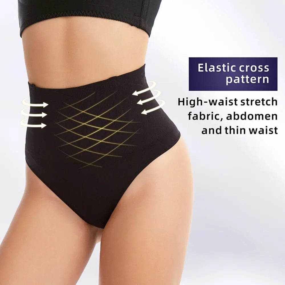 Women Sexy High Waist Thong Shaper Tummy Reducer Slimming Control Panties Butt Lifter Lingeries Shapewear Fajas