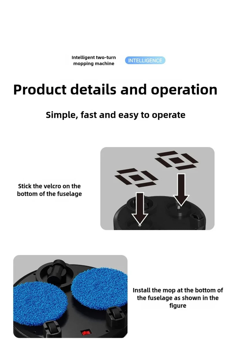 Xiaomi 3-in-1 Smart Sweeping Robot Double-turn Silent Vacuum Cleaner Sweep Mop Brush Multi-function 4000Pa Home Mopping Machine