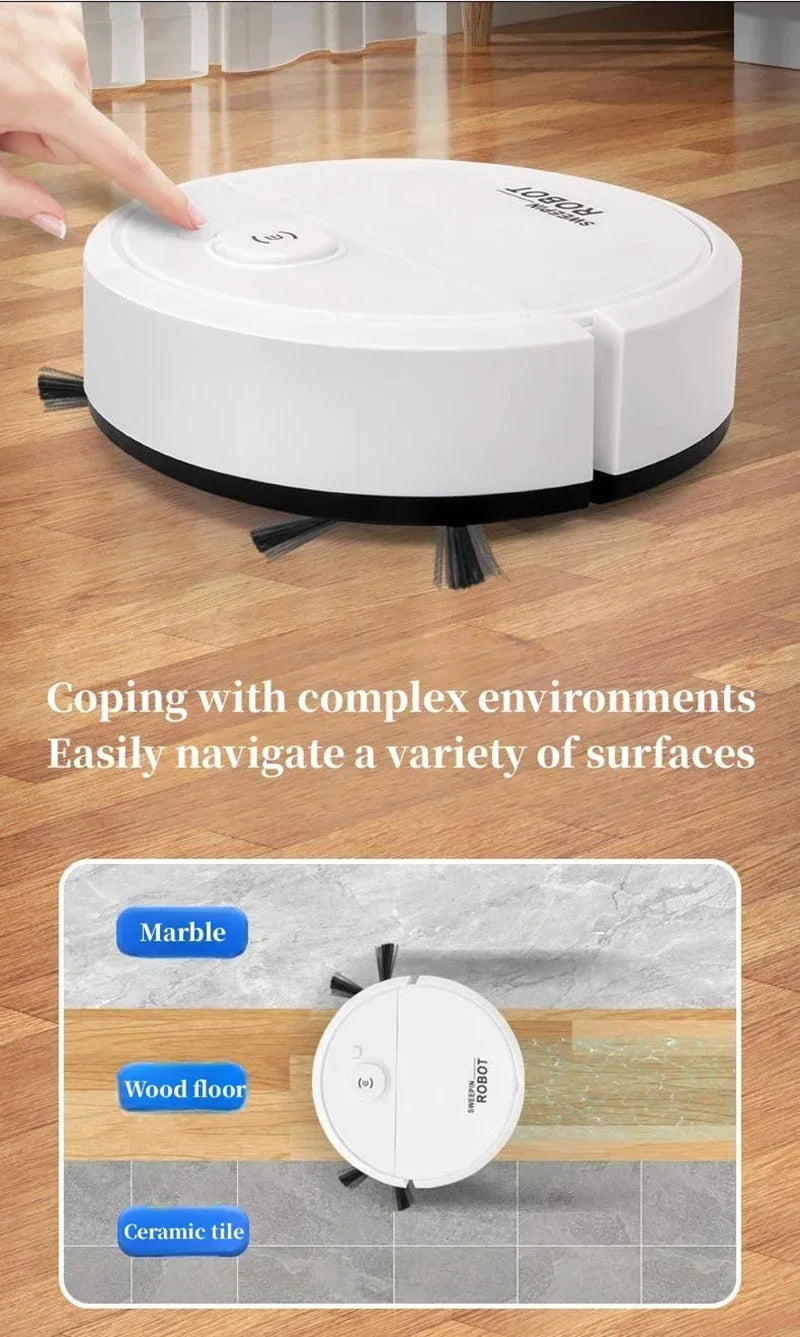 Xiaomi 3 in 1 Smart Sweeping Robot 4000Pa Vacuum Cleaner Strong Suction Easy To Use Floors Pet Hair Silent Home Cleaning Machine
