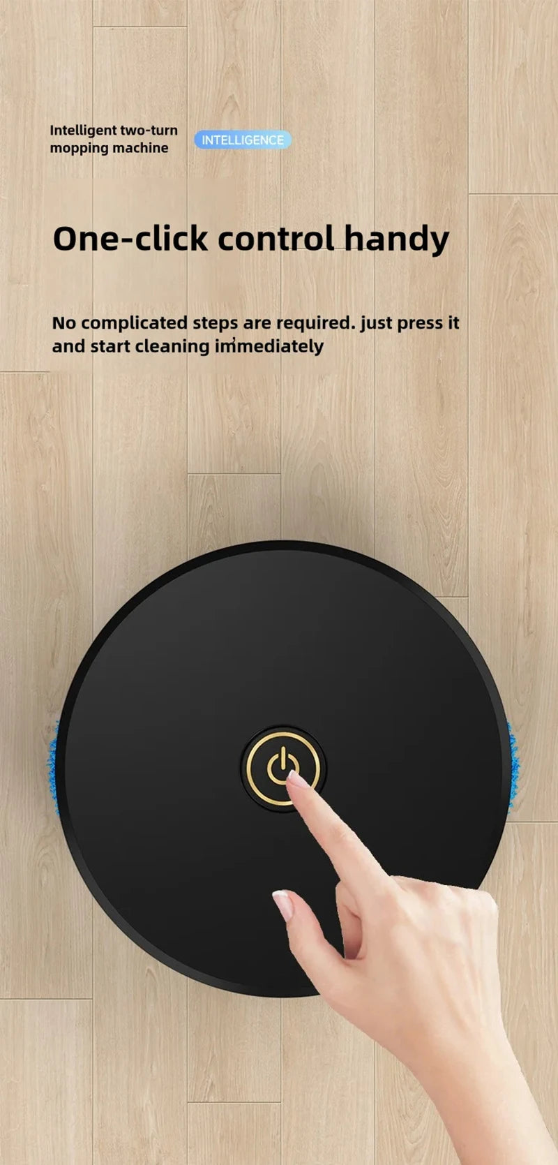 Xiaomi 3-in-1 Smart Sweeping Robot Double-turn Silent Vacuum Cleaner Sweep Mop Brush Multi-function 4000Pa Home Mopping Machine