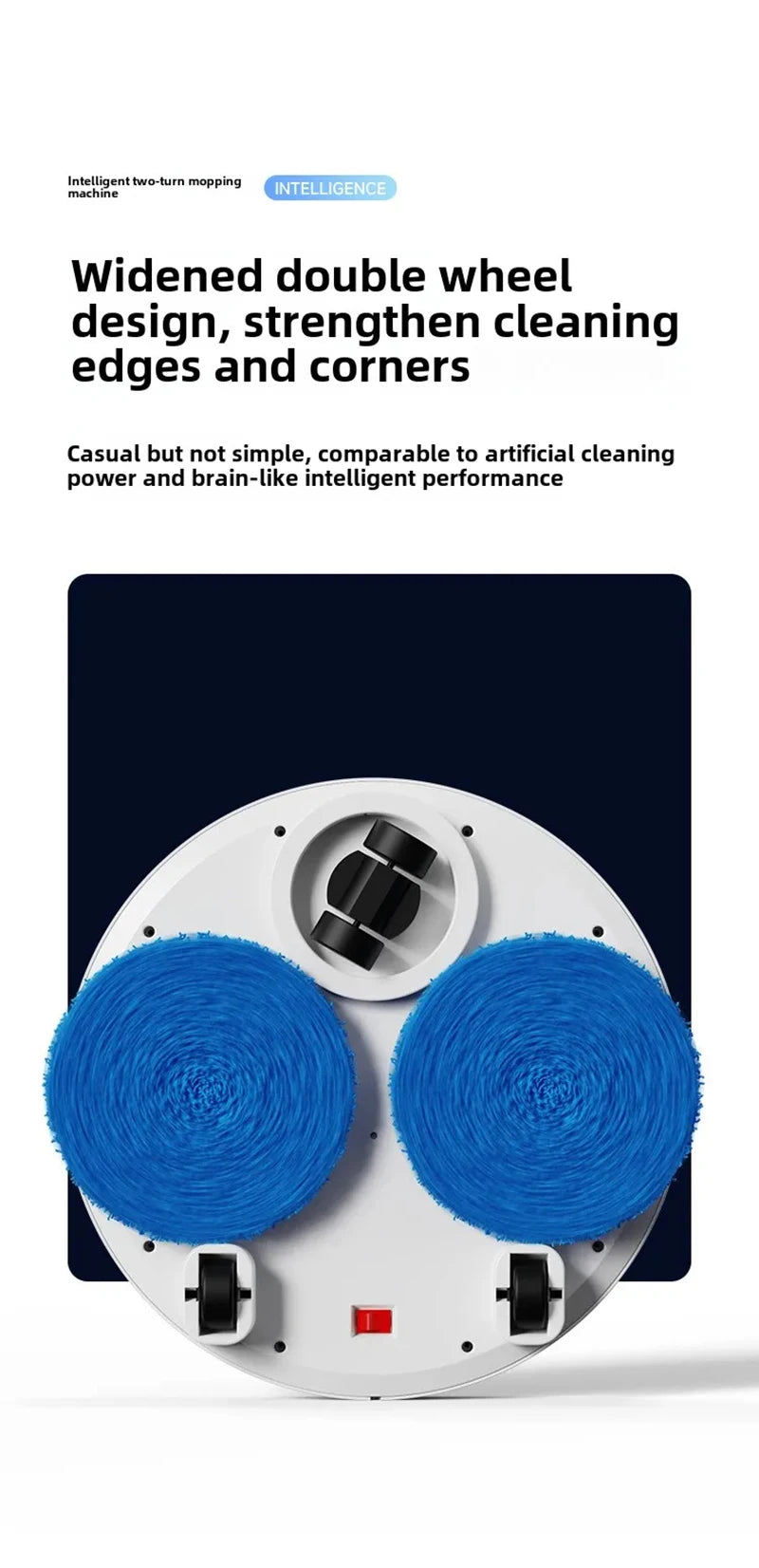 Xiaomi 3-in-1 Smart Sweeping Robot Double-turn Silent Vacuum Cleaner Sweep Mop Brush Multi-function 4000Pa Home Mopping Machine