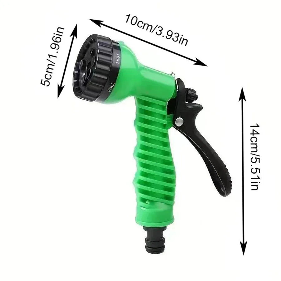 25FT-200FT Expandable Magic Hose 7 Water Spraying Functions Gun Durable Materials Home Garden Watering Tools Lightweight Design