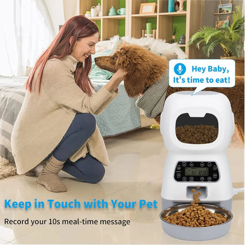 Tuya Smart APP Pet Feeder Cat And Dog Food Automatic Dispenser Suitable For Small And Medium-Sized Cats And Dogs Remote Feeding