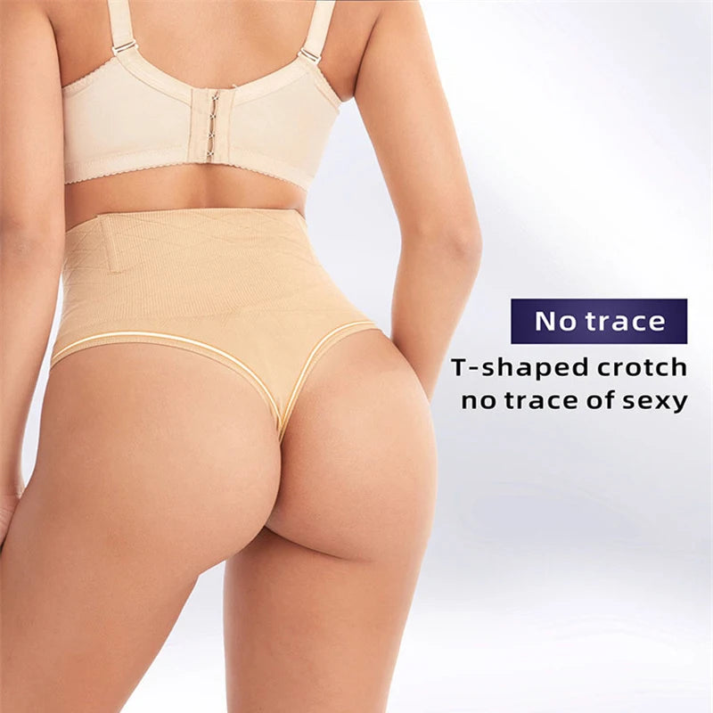 Women Sexy High Waist Thong Shaper Tummy Reducer Slimming Control Panties Butt Lifter Lingeries Shapewear