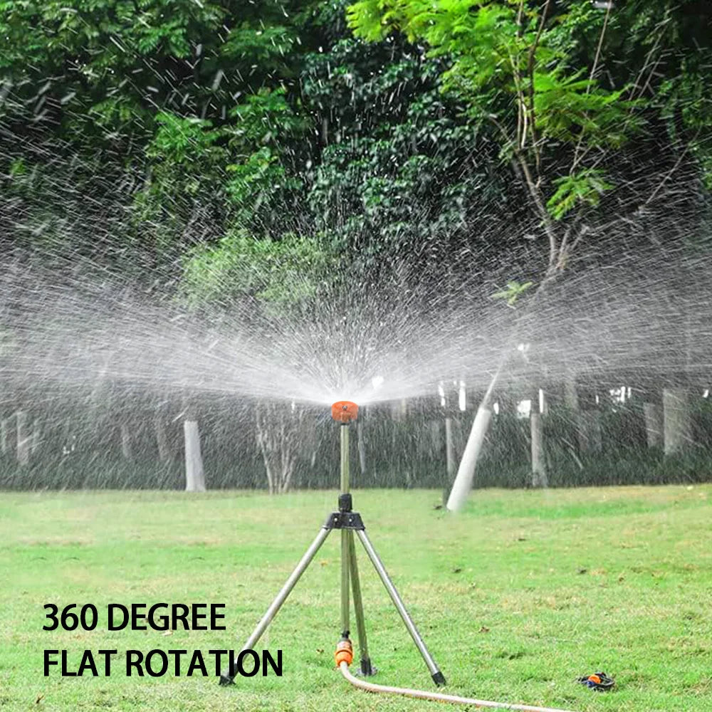 360 Degree Automatic Rotating Sprinkler Heads, Garden Lawn Irrigation 1/2"（4-point flywheel） Male Thread Rotating Nozzle