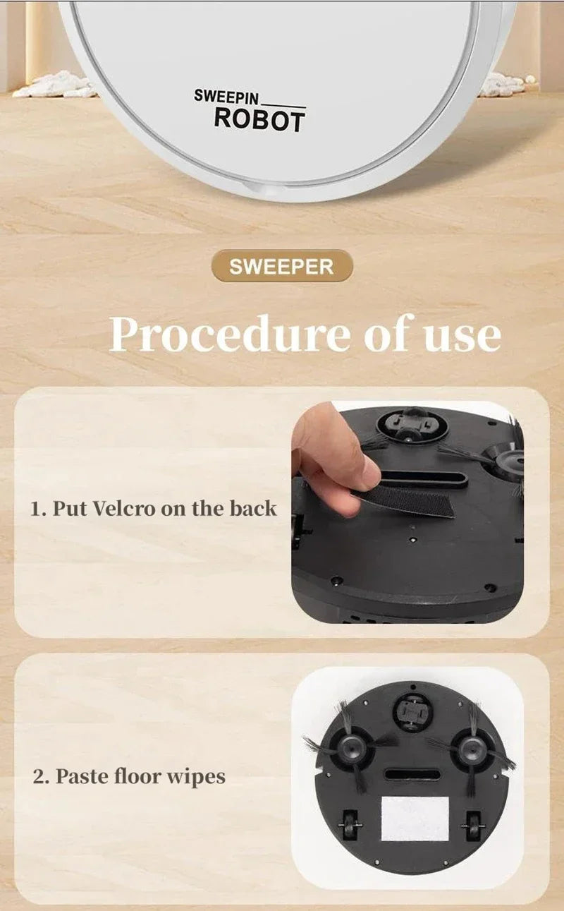 Xiaomi 3 in 1 Smart Sweeping Robot 4000Pa Vacuum Cleaner Strong Suction Easy To Use Floors Pet Hair Silent Home Cleaning Machine